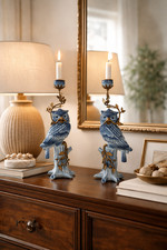 Kerzenleuchter aus Porzellan &