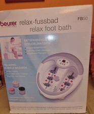 Beurer Luxus Fußsprudelbad FB 50  und Fußreflexzonenmassage