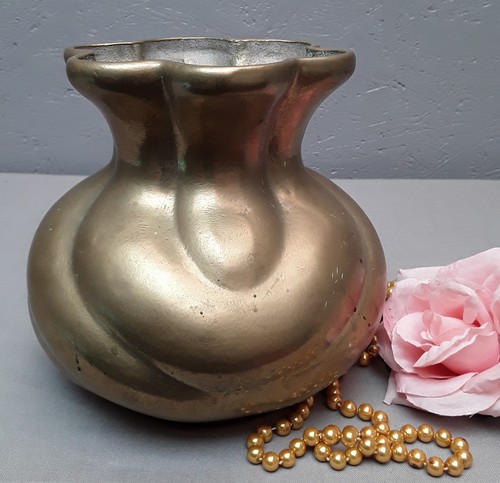 Alte schwere messing vase - alte,