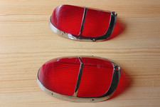 2 neue Hella  Rücklichter Gläser Borgward Isabella 1954 -1958 Hansa rot/rot USA