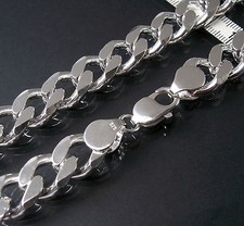 Niklarson® Panzerkette massiv 925 Sterling Silber Damen Herren Kette Armband VE3