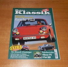 Motor Klassik 1/1997, Porsche 911 S, Fiat 509, Rover P5, MGB, Peugeot 504 Coupé