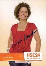 Handsignierte Autogrammkarte von Nicola Sautter - HSE24