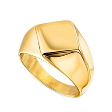 Herren Ring Gold vergoldet