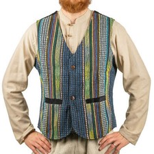 Kunst und Magie Bunte Herren Hippie Weste