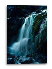 Wandbild wasserfall felsen - wandbild, wasserfall,