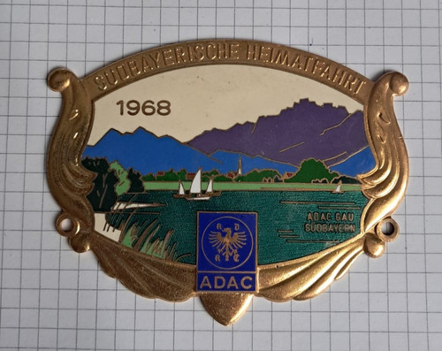 Adac plakette 1968 - adac,