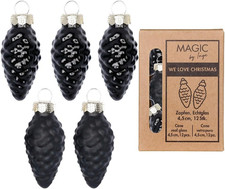 Christbaumschmuck zapfen glas - christbaumschmuck,