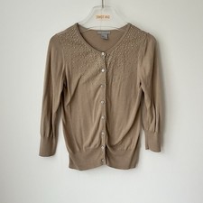 H&M Cardigan Strickjacke Braun