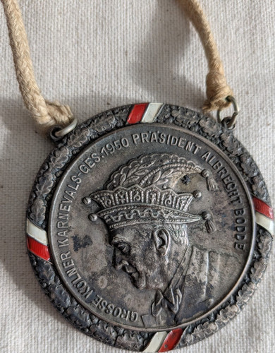 Karnevalsmedaille bronze 1950 - bronze,