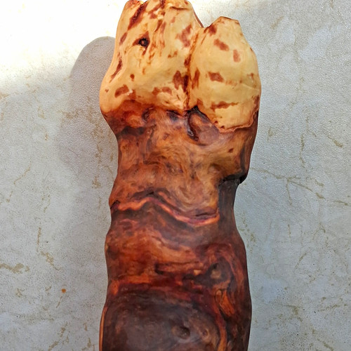 Abstrakte holzskulptur aus - holzskulptur,
