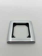 Merten System M-Star 1-fach Schalter Rahmen Blank Chrom Silber Schwarz 4871