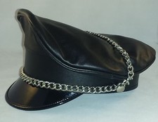 AW-0058 Leather Muir cap Leder