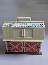 Vintage Fisher Price Farm Little People 1971 Scheune Bauernhof