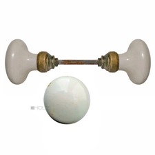 Türknauf Garnitur antik Porzellan Frankreich shabby chic alt 6er Vk rund