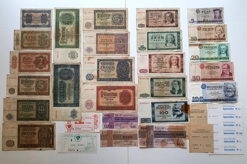 Ddr banknoten sammlung - ddr, banknoten-sammlung