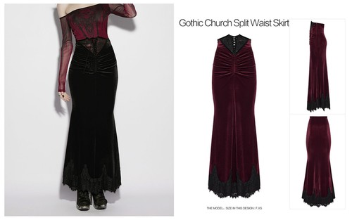 Punk rave women gothic high - women,