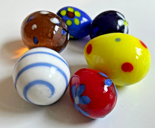 Oster deko lampwork eier - deko, aus