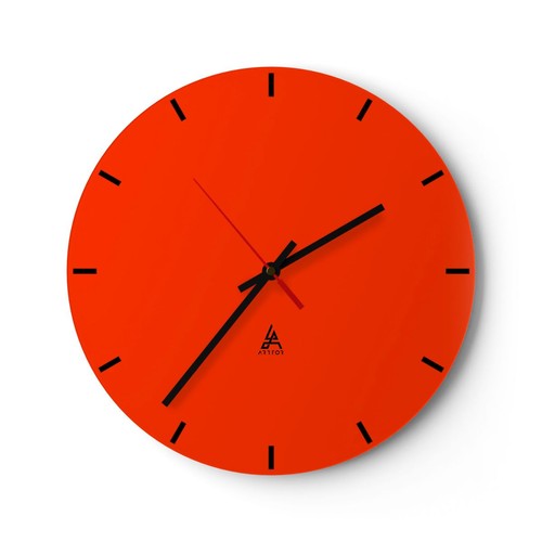 Modern wanduhr 40x40cm rund - wanduhr,