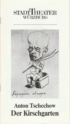Programmheft anton tschechow - anton,