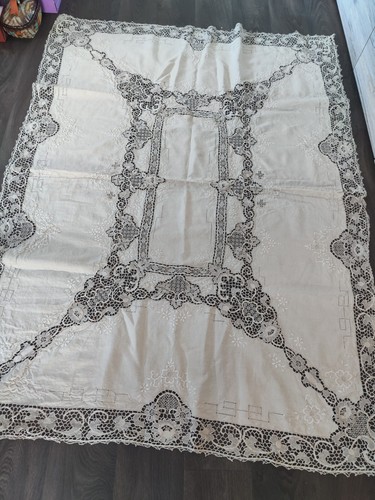 Tischdecke leinen beige - leinen, cm