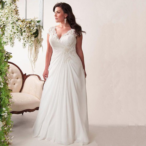 Chiffon brautkleid - chiffon,