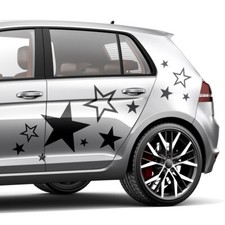Autoaufkleber Sterne Stars Aufkleber Set Auto Sticker Dekorset #1005