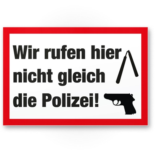 Wir rufen hier nicht gleich