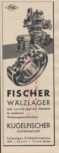 Schweinfurt werbung 1939 - schweinfurt,,