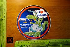 Alter Aufkleber Handwerk Technik Werkzeuge Schweißen REHM Schweißtechnik