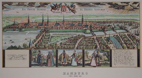 Hamburgensie handkoloriert - ,