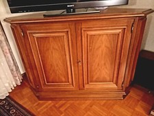 Nussbaum holz eck schrank - holz,