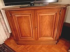 Nussbaum Holz Eck TV Schrank