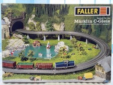 FALLER  120470 Bausatz 4 gerade u. 2 gebogene Brücken u. -Pfeiler, unvollständig