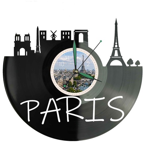 Paris wanduhr skyline - paris,