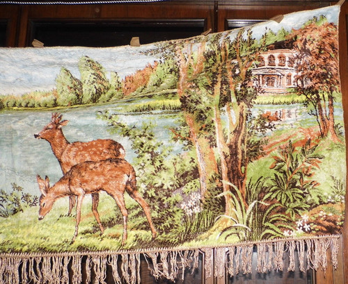 Alter gobelin wandteppich - gobelin, /
