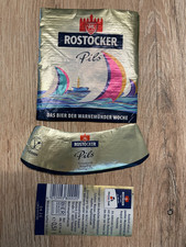 Bieretiketten, Rostocker, Pils, Das Bier der Warnemünder Woche #2