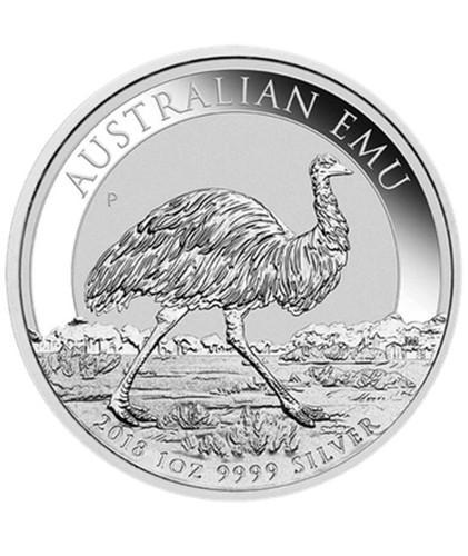 Silber australien emu - oz,