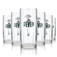 6x Jever Glas 0,4l Pils Bierkrug Humpen Seidel Gläser Set Friesische Brauerei