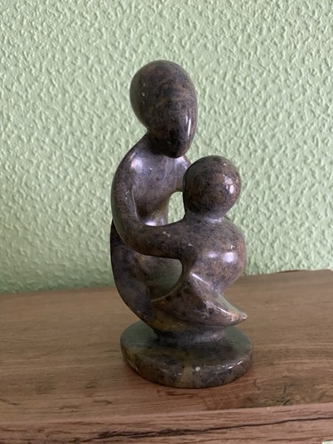 Skulptur frau maria mit - maria, kind