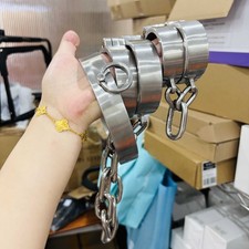 Schwere Edelstahl Handschellen