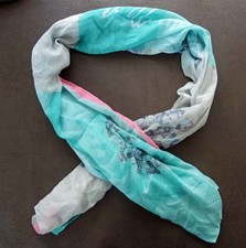 Gerry Weber Damen Schal / Tuch mehrfarbig Print transparent