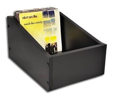 Single Wood Box schwarz - 7inch Holzbox