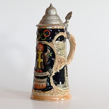 Alter Bierkrug Marzi Remy Nr. 3108 0,5L Olympiade 1972 München Kindl Rathaus