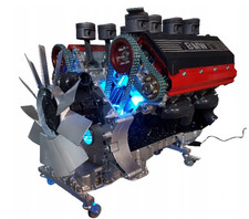 BMW 3.0l 3.5l 4.4l V8 Motorblock Motortisch Tisch Motor Engine Coffee Table nr2