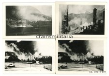 4x Orig. Foto brennendes