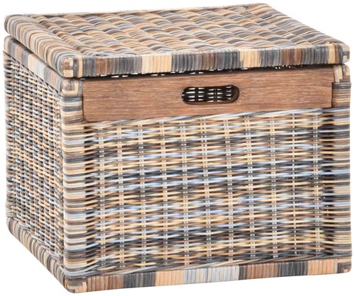 Korb mit deckel rattan - mit,