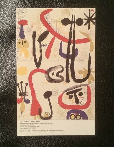 Postkarte joan miro - joan,