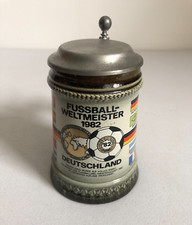 Bierkrug Gerzit Fehldruck Fehlproduktion Fußball Weltmeister 1982 Deutschland