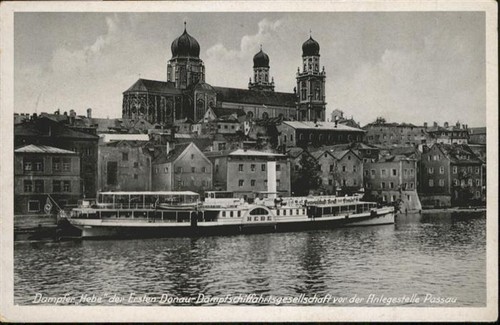 Passau bayern seitenraddampfer - passau,